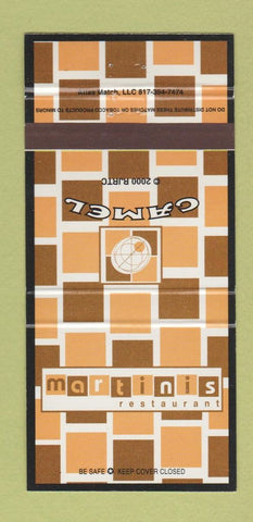 Matchbook Cover - Camel Cigarettes Martinis Restaurant 30 Strike