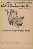 Matchbook Cover - Reflecto Liner Stripper Montgomery PA 22 Stick Feature