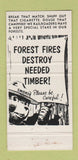 Matchbook Cover - Union Pacific Railroad WEAR 30 Strike