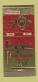 Matchbook Cover - Pecos County State Bank Fort Stockton TX 30 Strike