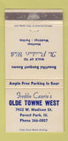 Matchbook Cover - Olde Towne West Forest Park IL WEAR 30 Strike
