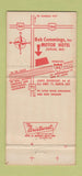 Matchbook Cover - Bob Cummings Motel Joplin MO Route 66 WEAR #1 30 Strike