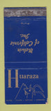 Matchbook Cover - Huaraza Malwin WORN 30 Stick