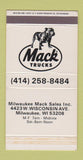 Matchbox - Mack Trucks Semi Milwaukee WI