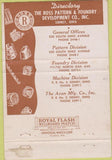Matchbook Cover - Ross Wood Aluminum Patters Sidney OH 40 Strike