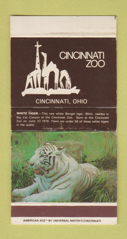 Matchbox - Cincinnati Zoo White Tiger