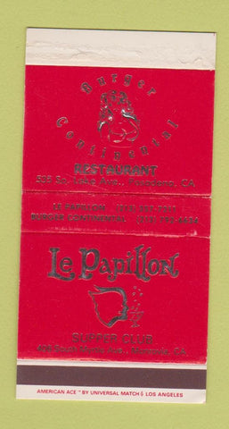 Matchbox - Le Papillon Supper Club Monrovia CA