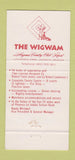 Matchbook Cover - Wigwam Country Club Phoenix AZ 30 Strike
