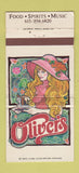 Matchbook Cover - Oliver's Sheraton Chattanooga TN girlie 30 Strike