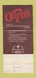 Matchbook Cover - Oliver's Sheraton Chattanooga TN girlie 30 Strike