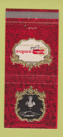 Matchbook Cover - Domino Club San Francisco CA girlie 30 Strike