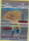 Matchbook Cover - Dixisteel Atlantic Steel Atlanta GA 40 Strike