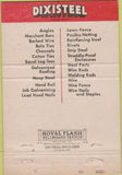 Matchbook Cover - Dixisteel Atlantic Steel Atlanta GA 40 Strike