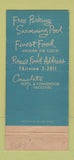 Matchbook Cover - Riverside Hotel Reno NV girlie 30 Strike