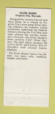 Matchbook Cover - Silver Queen Casino Virginia City NV girlie 30 Strike