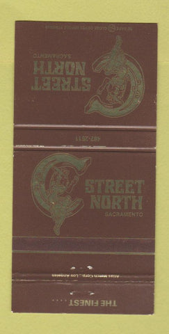 Matchbook Cover - C Street North Sacramento CA girlie 30 Strike
