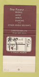 Matchbook Cover - C Street North Sacramento CA girlie 30 Strike