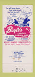 Matchbook Cover - Boyle's Corned Beef Kansas City MO 30 Strike