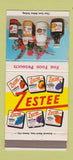 Matchbook Cover - Zestee Foods Syrup Jelly Oklahoma City OK 30 Strike