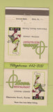 Matchbook Cover - Pelican Restaurant Clearwater Beach FL 30 Strike