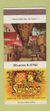 Matchbook Cover - Shadows San Mateo CA 30 Strike