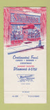 Matchbook Cover - Shadows San Mateo CA 30 Strike