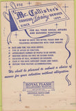 Matchbook Cover - McCallister Sons Catering Philadelphia PA 40 Strike