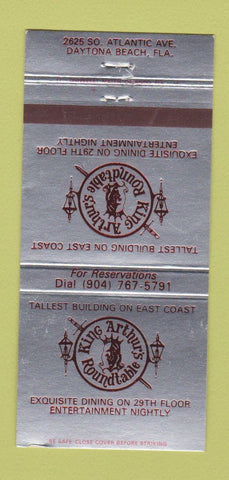 Matchbook Cover - King Arthur's Roundtable Daytona Beach FL 30 Strike