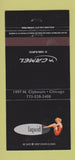 Matchbook Cover - Liquid Chicago IL girlie Camel Cigarettes 30 Strike