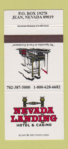Matchbook Cover - Nevada Landing Hotel Jean NV casino 30 Strike