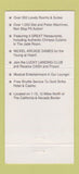 Matchbook Cover - Nevada Landing Hotel Jean NV casino 30 Strike
