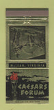 Matchbook Cover - Caesars Forum McLEan VA 30 Strike