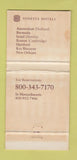 Matchbook Cover - Sonesta Beach Hotel Club Key Biscayne FL WORN 30 Strike