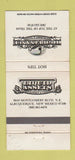 Matchbook Cover - High Finance Restaurant Tavern Albuquerque NM WEAR 30 Strike