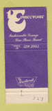 Matchbook Cover - Marie Antionette Hotel New Orleans LA 30 Strike