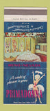 Matchbook Cover - Primadonna Casino Reno NV Girlie 30 Strike