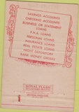 Matchbook Cover - Lorain Banking Co OH 40 Strike