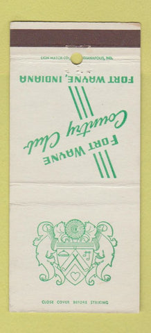 Matchbook Cover - Fort Wayne Country Club IN 30 Strike