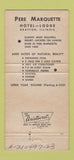 Matchbook Cover - Pere Marquette Hotel Grafton IL WEAR 30 Strike