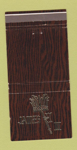 Matchbook Cover - James III Restaurant Rockville MD WEAR 30 Strike