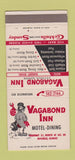 Matchbook Cover - Vagabond Inn Motel Rochelle IL 30 Strike