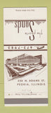 Matchbook Cover - Peoria Sands Motel IL 30 Strike