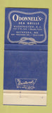 Matchbook Cover - O'Donnell's Sea Grill Washington DC Bethesda MD  30 Strike