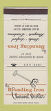 Matchbook Cover - Branding Iron Broiler Eugene OR WEAR 30 Strike