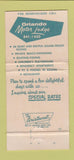 Matchbook Cover - Orlando Motor Lodge Orlando FL WEAR 30 Strike