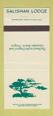 Matchbook Cover - Salishan Lodge Glenden Beach OR 30 Strike