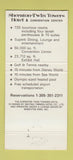 Matchbook Cover - Sheraton Twin Towers Orlando FL 30 Strike