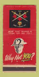 Matchbook Cover - Canada Army Recruiting WEAR 30 Strike