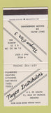 Matchbook Cover - Nayco Distributors Muncie IN 30 Strike