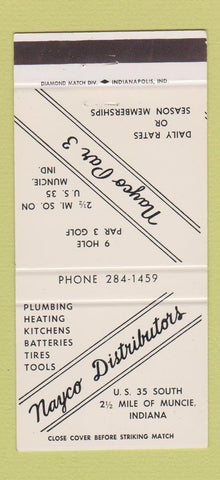 Matchbook Cover - Nayco Distributors Muncie IN 30 Strike